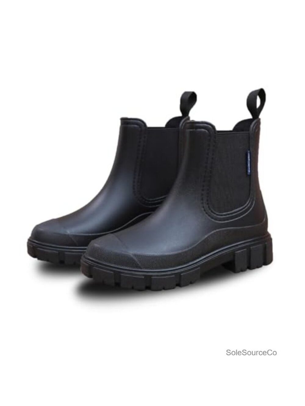 Waterproof Chelsea Rain Boots Women Ankle Rubber Garden Shoes